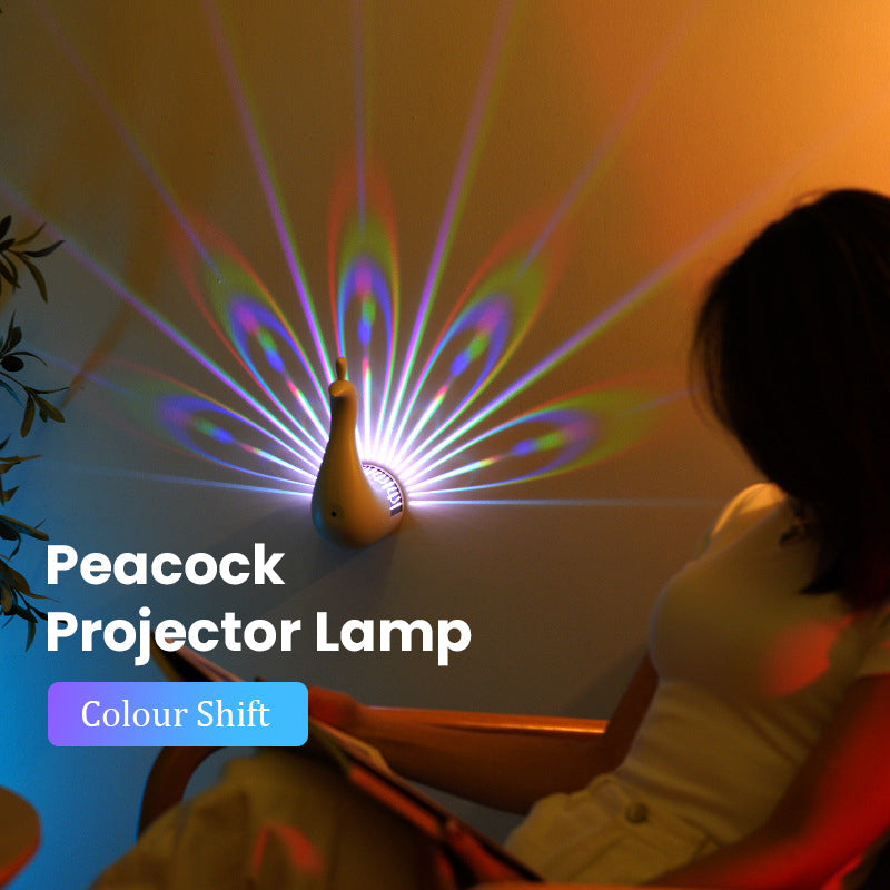 Peacock Projector Lamp