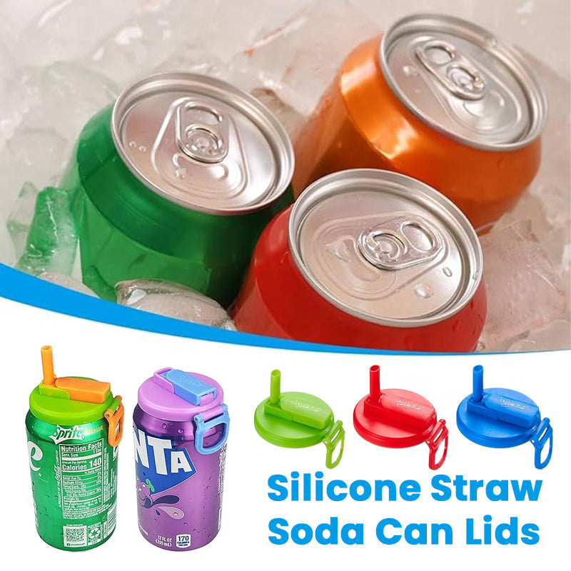 Silicone Straw Soda Can Cap