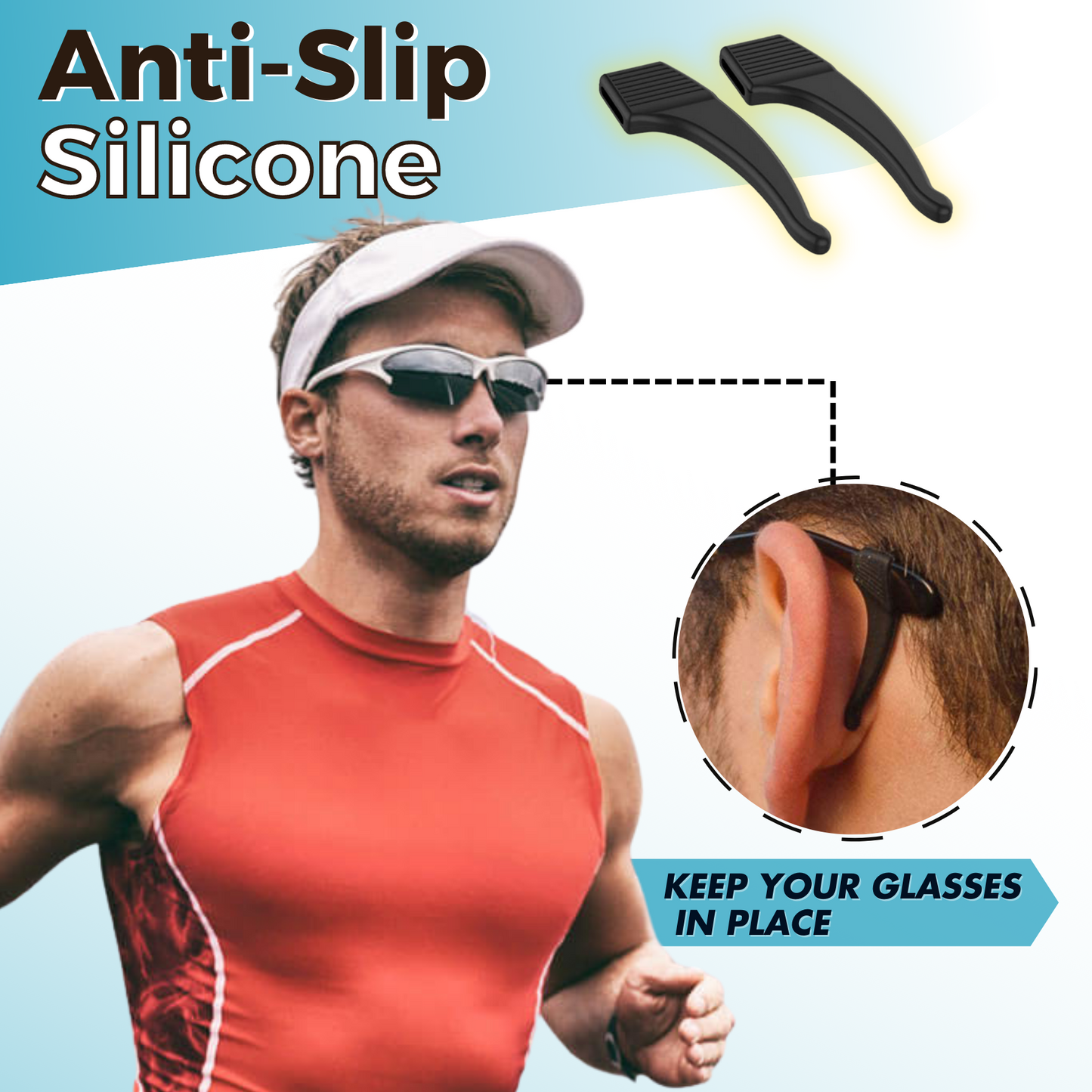 Non-Slip Glasses Grips