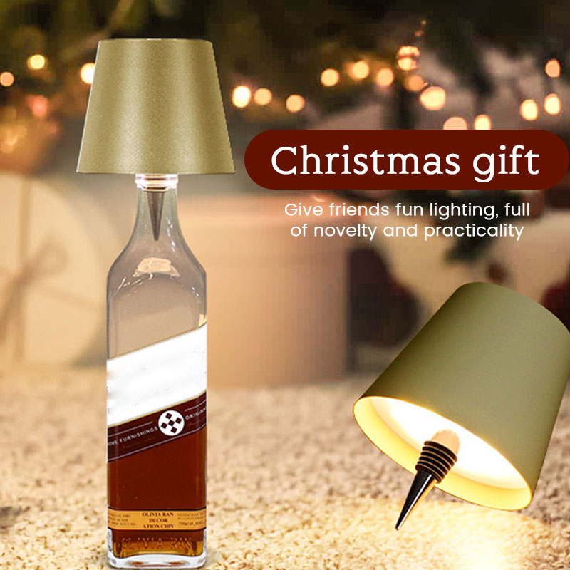 Pointed Plug-In Rechargeable Wine Bottle Lamp